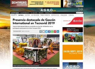 Tecnovid 2019 apareció en BOLETÍN PROFESIONAL AGRO
